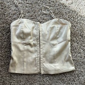 Abercrombie Satin Corset Top